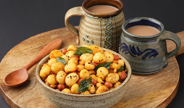 Person enjoying a healthy snack